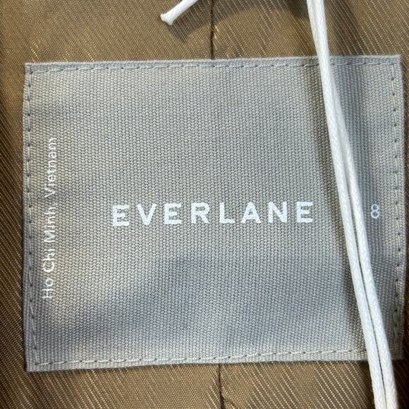 Everlane The 80's Blazer Ash Brown 3 Button Front Long Sleeve Women's 8 NWT - Picture 3 of 12